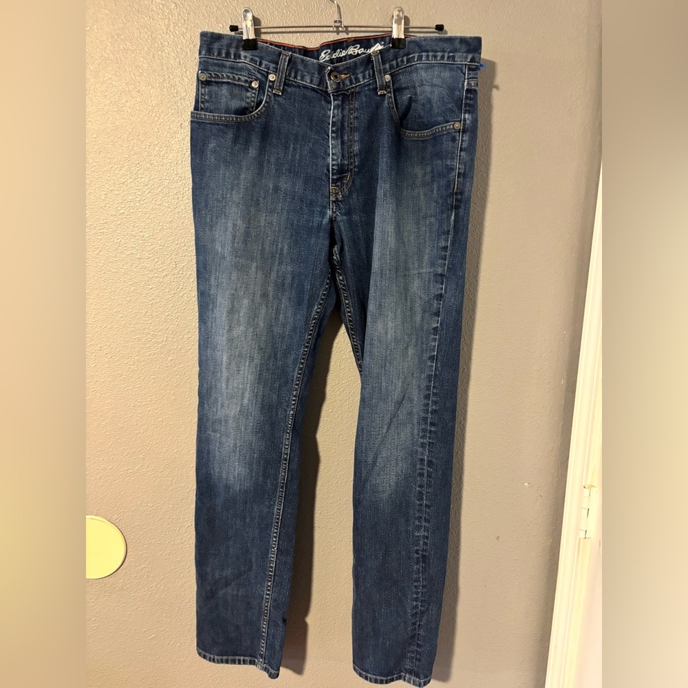 Eddie Bauer Blue Straight Jeans Classic Style